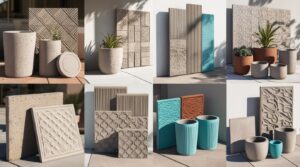 Decorative concrete products